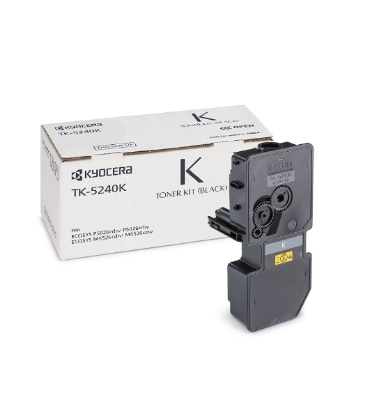 Картридж лазерный Kyocera TK-5240K (1T02R70NL0) черный для P5026cdn/P5026cdw, M5526cdn/M5526cdw 4000 стр.