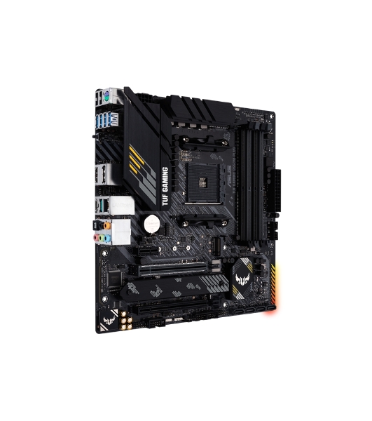 Материнская плата ASUS TUF GAMING B550M-PLUS, AM4, AMD B550, 4xDDR4, 4xSATA, 2xM.2, 1xPCIe 4.0 x16, 1xPCIe 3.0 x16, 1xPCIe x1, 1xHDMI, 1xDP, 1x 2.5Gb LAN, 4xUSB-A 3.2 Gen 1, 1xUSB-A 3.2 Gen 2, 2xUSB-A 2.0, 1xUSB-C 3.2 Gen 2, 5x3.5 мм, 7.1, mATX