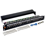 Патч-панель Lanmaster LAN-PPL24S5E 19' 1U 24xRJ45 кат.5e, фото 1