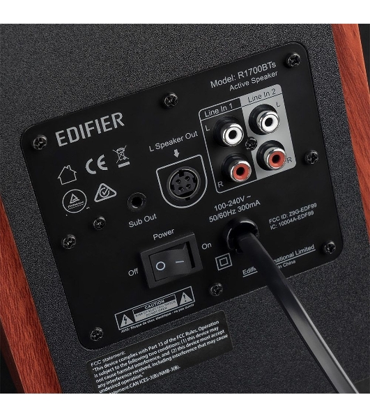 Акустическая система Edifier R1700BTs 2.0 коричневый 66Вт BT