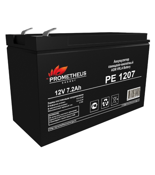 Батарея для ИБП Prometheus Energy РЕ1207 12В 7.2А·ч