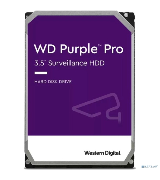 Жесткий диск HDD WD 14Tb 7200rpm SATA-III 3.5' Video Purple Pro 512Mb