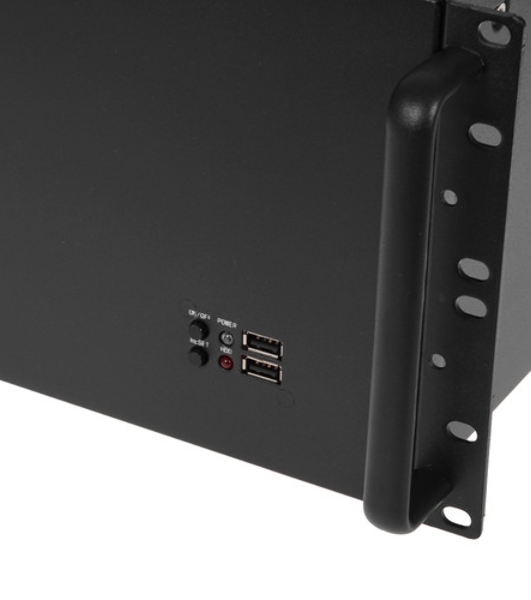 Серверный корпус ExeGate Pro 4U300-08 (RM 19', высота 4U, глубина 300, без БП, USB)