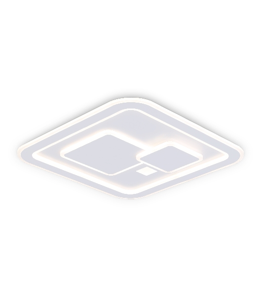 Светильник Ambrella light FA7712 WH белый 3000K-6400K 99W 480*480*60 (ПДУ РАДИО 2.4G)