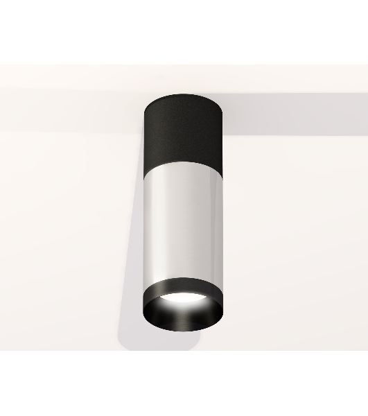Светильник Ambrella Light XS6325060 PSL/SBK/PBK серебро полированное/черный песок/черный полированноый MR16 GU5.3