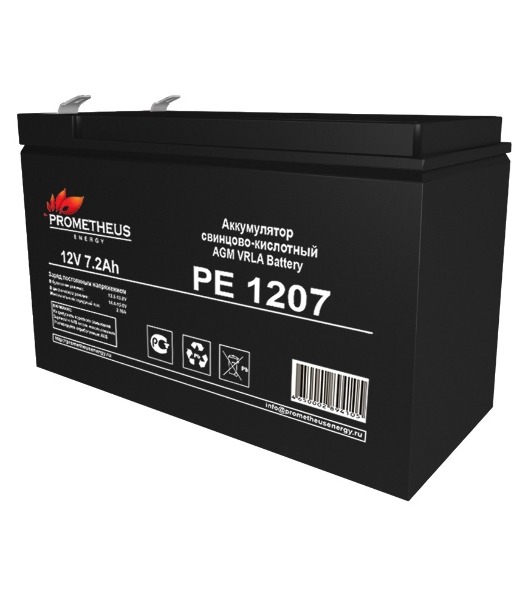 Батарея для ИБП Prometheus Energy РЕ1207 12В 7.2А·ч