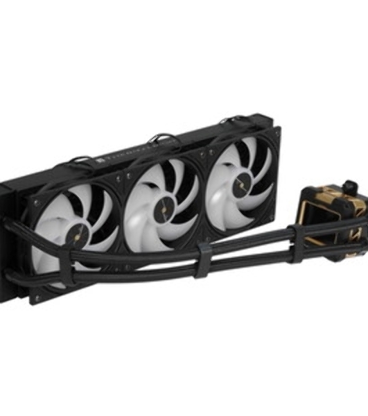 Система жидкостного охлаждения Thermalright Frozen Warframe 360 ARGB Soc-AM5/AM4/1200/1700/1851 черный 4-pin 29.8dB Al LCD Ret (F-WFRAME-360-BL-ARGB)
