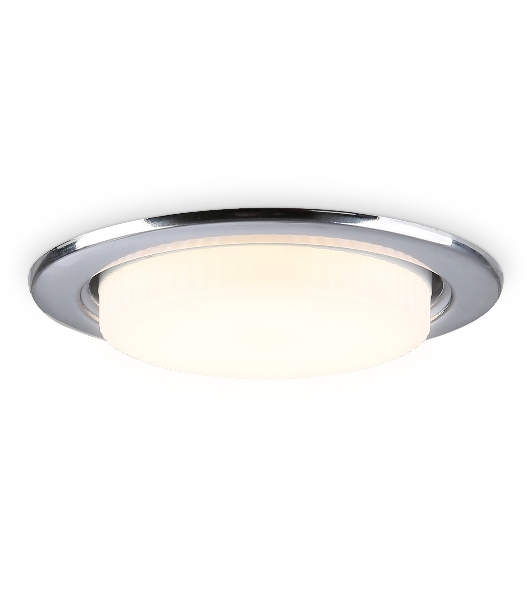 Светильник встраиваемый G10102 CH хром GX53 max 12W D106*38 (кратность 10шт)