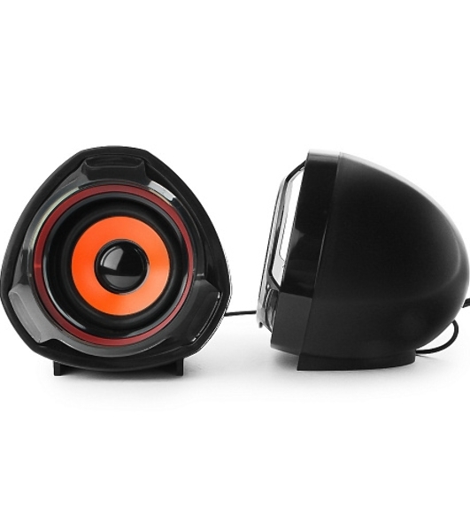 Акустическая система 2.0 Gembird SPK-105, черный, 5 Вт, регулятор громкости, USB-питание