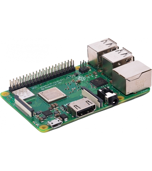 Мини ПК Raspberry Pi 3 Model B+ (RA433, E14 Version) Retail, 1Gb RAM, Cortex-A53 (ARMv8) 64-bit SoC @ 1.4GHz Broadcom BCM2837B0 CPU, WiFi, Bluetooth, 40-pin extended GPIO, 4x USB 2.0, HDMI, CSI camera port, DSI displ.port, MicroSD port (137-3331), (БП и корпус