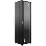 Шкаф коммутационный NTSS Премиум (NTSS-R42U6060GS-1BL) напольный 42U 600x600 мм пер. дв. стекл металл 900 кг черный 510 мм 86 кг 1987 мм 20 металл, фото5