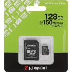 Флеш карта microSDXC 128Gb Kingston SDCS3/128GbSP Canvas Select Plus w/o adapter, фото 1