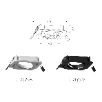 Корпус светильника C7658 SWH белый песок 120*120*H25mm MR16 GU5.3, фото8