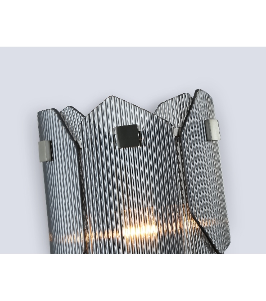 Светильник Ambrella light LH31207/2 SN/SM сатин никель/дымчатый E14*2 max 40W 220*150*270