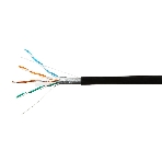 Кабель SkyNet Standart FTP outdoor 4x2x0,48, медный, FLUKE TEST, кат.5e, однож., 305 м, box, черный, фото2