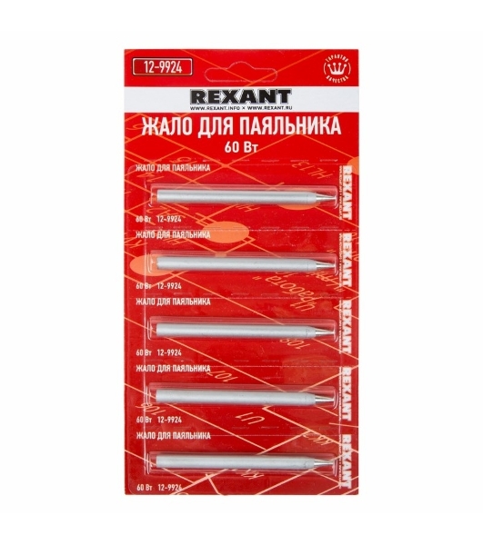 Жало для паяльника Rexant 60 Вт, Ø 5.8 мм, тип конус