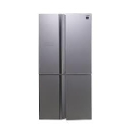 Холодильник Sharp SJ-FS97VSL серебристый трехкамерный 393/207 л морозилка снизу, фото7