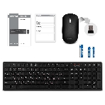 Комплект беспроводной SVEN ножничная клавиатура + мышь KB-C2550W черный (109 кл.,12Fn, 1000DPI, 2+1 кл.), фото6