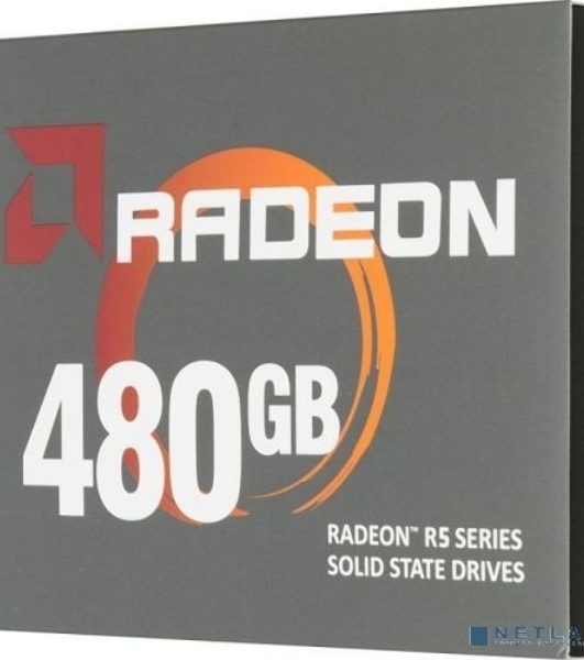 Накопитель SSD AMD Radeon R5 R5SL480G, 480Gb, 2.5', SATA III, R/W 565/527