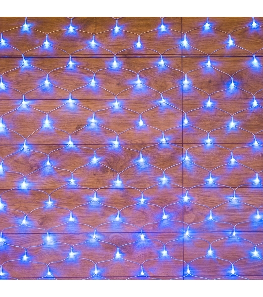 Гирлянда Neon-night 'Сеть' 1,5х1,5м, прозрачный ПВХ, 150 LED синие