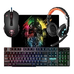 Комплект клавиатура+мышь Defender Singularity MKP-118 проводной, USB, 3200 DPI, чёрный, фото 1