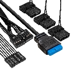 Компьютерный корпус Miditower ExeGate EVO-8227-EVO800 (ATX, БП EVO800RGb с вент. 12 см, 2*USB+1*USB 3.0+HD Audio, черный, 3 вент. RGb, закаленное стекло), фото6