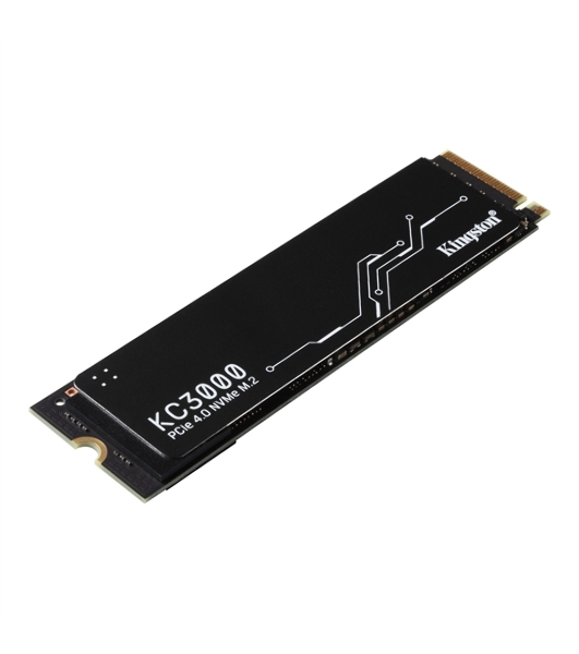 Накопитель SSD Kingston KC3000, 4Tb, PCIe 4.0 x4, M.2 2280, NVMe, R/W 7000/7000, с радиатором