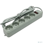 Сетевой фильтр ExeGate EX221186RUS SP-5-3G (5 розеток, 3 м, евровилка, серый), фото3