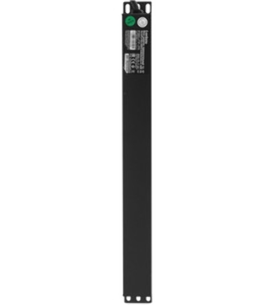 Блок розеток горизонтальный ExeGate ServerPro PDU-19H610 Al-6S-EU2.5-1P, 19', 1U, Алюминий, 6 Schuko, кабель с евровилкой VDE-250V-16A-3*1.5мм2, 2.5 метра, защита от перегрузки, черный