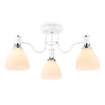 Светильник Ambrella light TR303302/3 WH/CH/FR белый/хром/белый матовый E27*3 max 60W D600*270, фото7