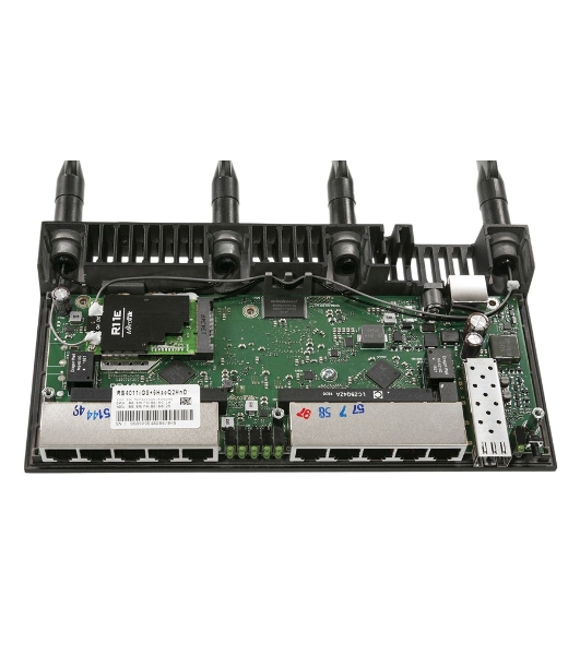 Маршрутизатор MIKROTIK RB4011iGS+5HacQ2HnD-IN 10x10/100/1000 LAN, 1 SFP+, 2,4Ghz/5Ghz, 802.11a/b/g/n/ac