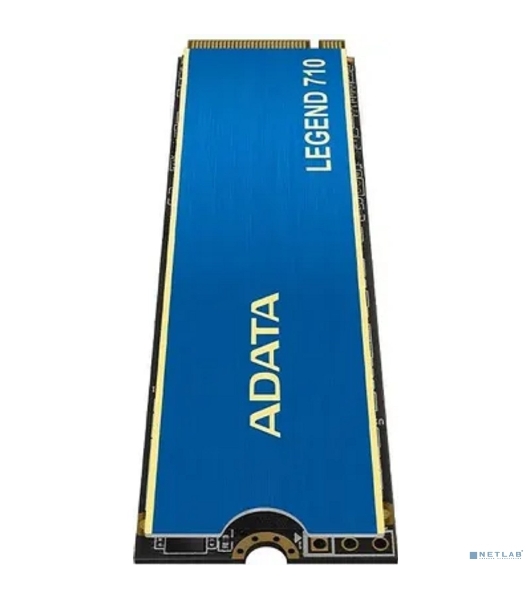 Накопитель SSD ADATA LEGEND 710, 512Gb, PCIe 3.0 x4, M.2 2280, NVMe, R/W 2400/1600, с радиатором