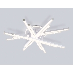 Потолочный светодиодный светильник Ambrella light FL6275 WH белый 134W 3000K-6400K 800*800*165 (ПДУ ИК), фото7