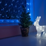 Гирлянда Neon-night 'Сеть' 1,5х1,5м, прозрачный ПВХ, 150 LED синие, фото3
