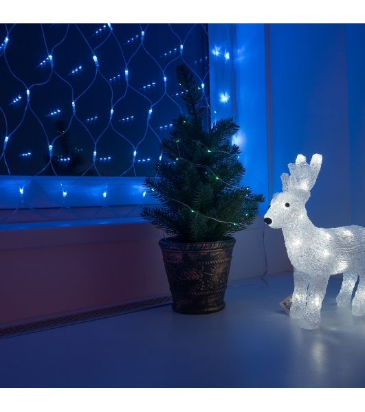 Гирлянда Neon-night 'Сеть' 1,5х1,5м, прозрачный ПВХ, 150 LED синие