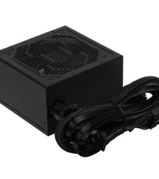 Блок питания PCCOOLER, 650W 80 PLUS Bronze (ATX, ATX 2.53, Non-modular, 1x24(20+4)pin 550мм, 1xCPU 8(4+4)pin 650+150мм, 2xPCIe*2 8(6+2)pin 500+150мм, 2xSATA*3+MOLEX4pin*1 450+150+150+150мм, Active, 135x135mm, 150x150x86mm, APFC, OVP, UVP, OCP, SCP, OTP, OPP, SPD)