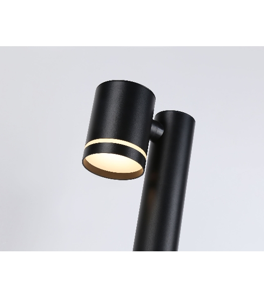 Светильник Ambrella light ST3343 BK черный IP54 GX53 max 15W 100*85*600