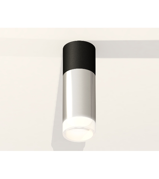 Светильник Ambrella Light XS6325062 PSL/SBK/FR серебро полированное/черный песок/белый матовый MR16 GU5.3
