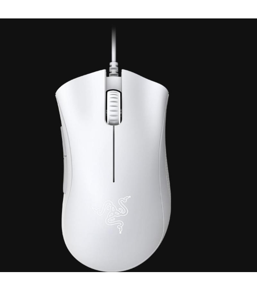 Мышь проводная Razer DeathAdder Essential белый, 6400 dpi, USB, кнопки - 5