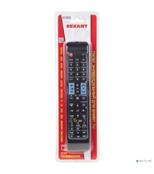 Универсальный пульт дистанционного управления Rexant для телевизора с функцией SMART TV (ST-01)