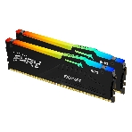 Оперативная память Kingston Fury Beast, DDR5, 16Gb (2x8GB), 5600MHz, CL40, DIMM, с радиаторами, RGB, черный, фото10