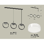 Светильник Ambrella light XB9107156/3 SBK/FR/CL черный песок/белый матовый/прозрачный GX53 (C9107, N8399), фото3