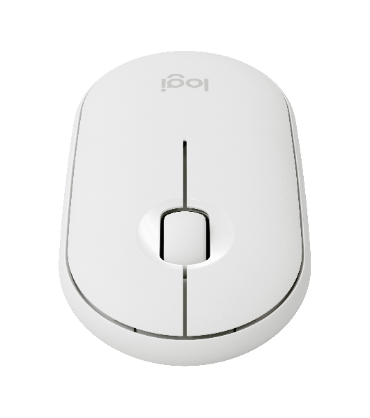 Мышь беспроводная Logitech Pebble M350 белый, 1000 dpi, радиоканал, Bluetooth, USB, кнопки - 3