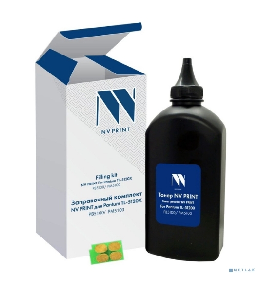 Заправочный комплект NVPrint Pantum TL-5120X (BP5100, BM5100), 380 гр, 15 000 стр (тонер+чип)