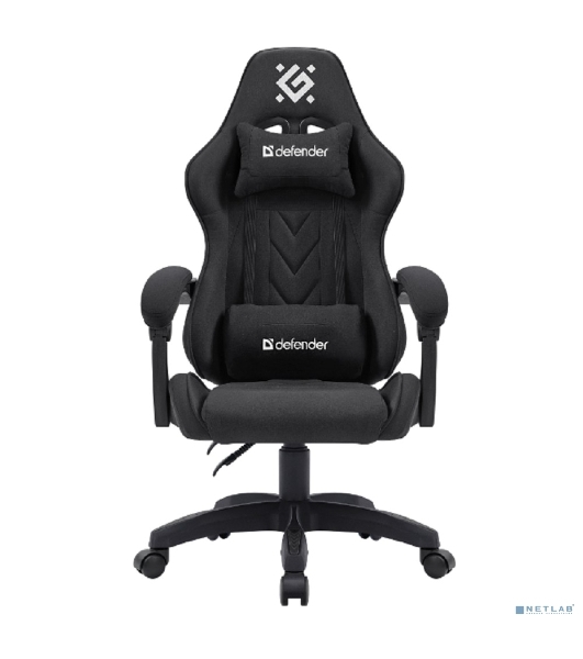 Кресло Defender Breeze черный, ткань, 120 кг