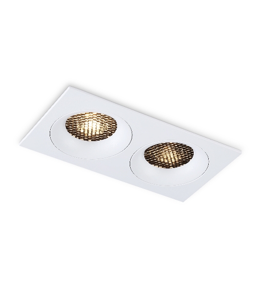 Светильник встраиваемый Ambrella light TN102731/2 WH белый GU5.3 175*92*23