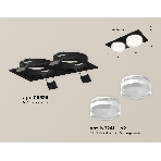 Комплект встраиваемого светильника Ambrella light XC6526066 SBK/FR/CL черный песок/белый матовый/прозрачный MR16 GU5.3 (C6526, N6241), фото 1