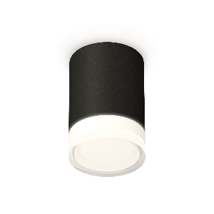 Светильник Ambrella Light XS7422023 SBK/FR/CL черный песок/белый матовый/прозрачный MR16 GU5.3 (C7422, N7160)