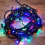 Гирлянда Neon-night ТВИНКЛ ЛАЙТ LED (с контроллером 8 режимов) 20м 200 LED 20Вт 220В IP44 мульти, фото 1