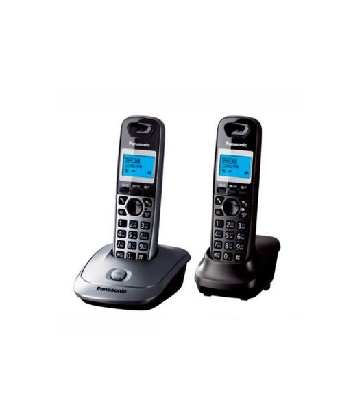 Телефон беспроводной (DECT) Panasonic KX-TG2512RU1 Доп трубка в комплекте, АОН, Caller ID, спикерфон, полифония